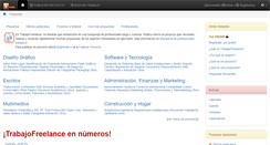 Desktop Screenshot of pe.trabajofreelance.com